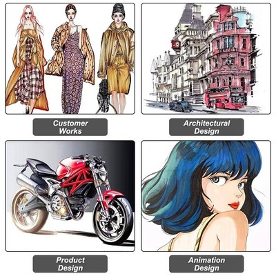 School Felt Tips Drawing Alcohol Markers Dual Manga Marker P