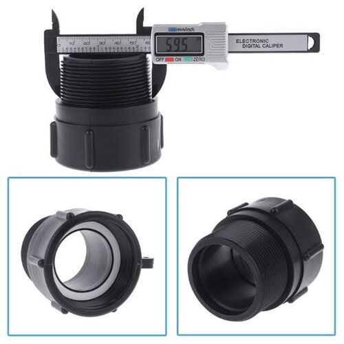 1000L IBC Tote tank Garden Hose heavy duty BSP adaptor barre