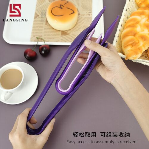 Colorful PP Kids Bread Clips Set 3Piece Kitchen AntiSlip Foo