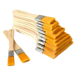 wooden acrylic oil brush paint painting 12pcs