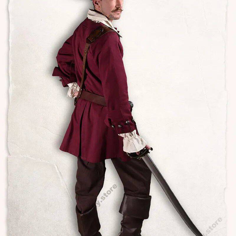 Sepatu Bot Kulit Abad Pertengahan Jack Sparrow Renaissance S