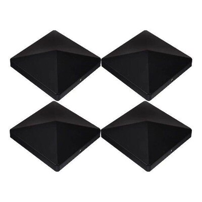 4 Sets Column Cover Railing Outdoor Plastic Fence t Caps