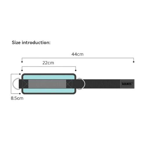 Padded Ankle Wrist Cuffs Padded Straps D-Ring Glute Kickback