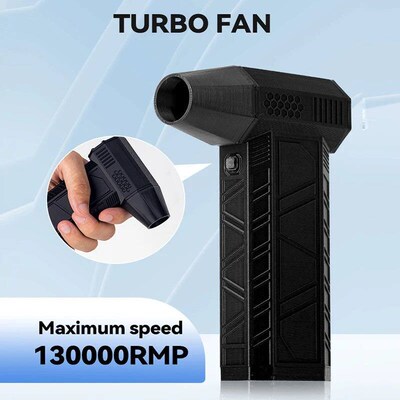 130,000RPM Air Blower Turbo Jet Fan Electric Power Display H