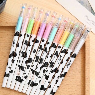 12-Color Diamond Gel Pens Set Korean Cartoon Creative Statio