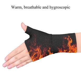 1Pair Wrist & Thumb Support Sleeve, Compression Arthritis Gl
