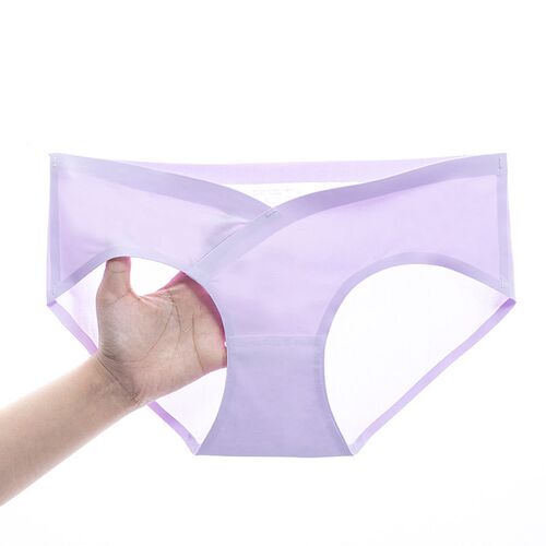Ice Silk Traceless Pregnant Womens Underwear Low-rise Pregn