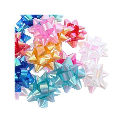 70/30pcs 2 Inch Christmas Wrap Ribbon Bows Gift Bows with St