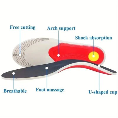 Orthotic Insole Arch Support Flatfoot Orthopedic Insoles Arc