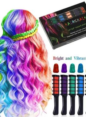 6/1pcs Hair Dye Comb Mascara Design Crayons For Hair Colorin