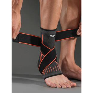 1 Pc Ankle Brace Compression Sleeve with Straps, Arch Suppor
