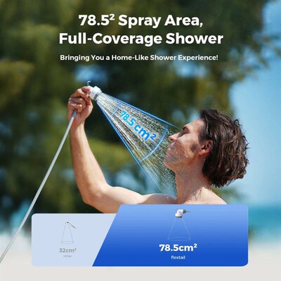 Outdoor Camping TINY SHOWER IPX7 Waterproof Portable Electri