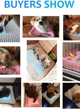 Cooling Pad Bed for Dogs Cats Puppy Kitten Cool Mat Pet Blan