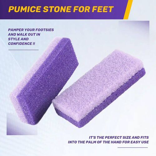 4Pcs Foot Pumice Sponge Stone Pedicure For Foot Callus Exfol