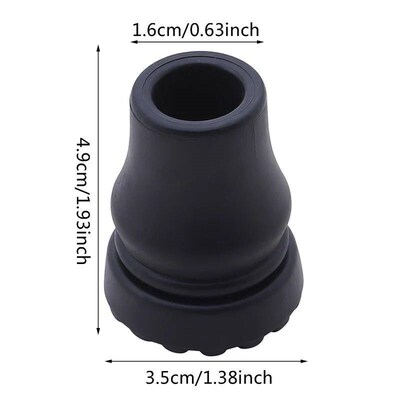 16-22mm Antiskid Walking  Crutch Cane Bottom Pads ver Protec