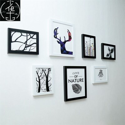 11pcs/Lot Wooden Multi Photo Frame Picture Frames Wall Hang