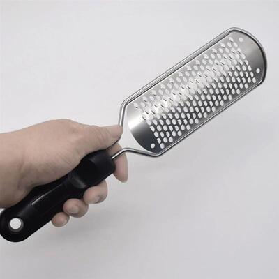 1pc Foot Rasp File Pedicure Stainless Steel Brush Scrubber H