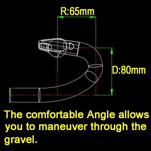 37 Degrees Drop 80mm Fully Hidden Wiring Matte Road Bicycle