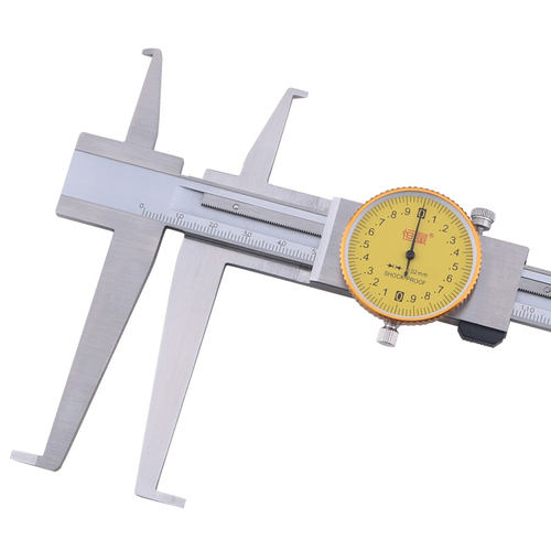 上海恒量内沟槽带表卡尺长爪内径内圆卡簧槽卡尺9-1内测卡槽