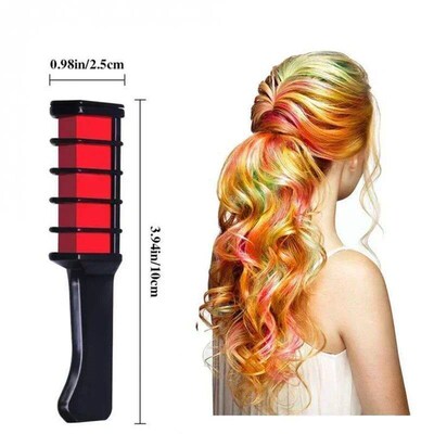 6/10pcs Hair Dye Comb Mascara Design Crayons For Hair Colori