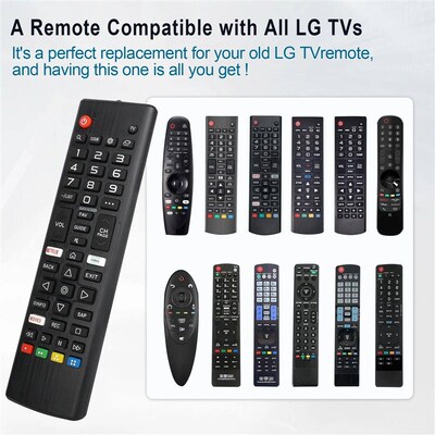 3Pcs Universal Remote Control Akb75675304 for  Smart Tv Mode