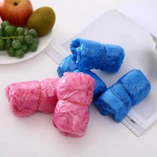 100 PCS Plastic Disposable Shoe vers Cleaning Overshoes Outd