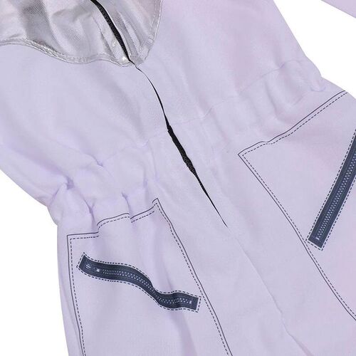 Deluxe Boys Girls White Space Astronaut Costume Suitable For