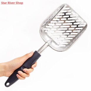 Cat Litter Scoop Big Metal Litter Scoop for Kitty Sifter wit