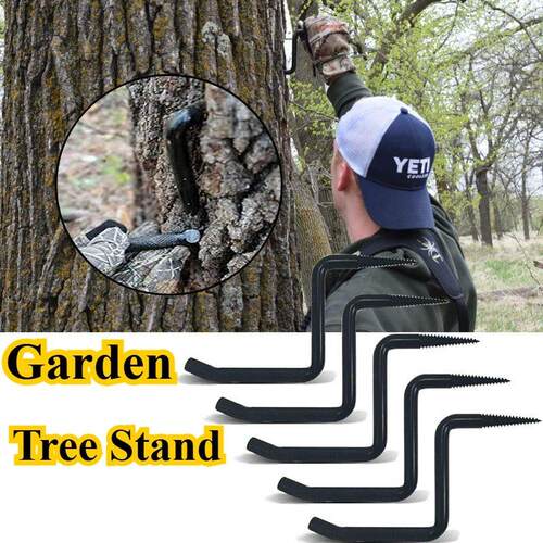 4 inch Screw-in Tree Steps with Slip-Resistant knurling Patt
