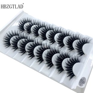 5/8 /10 Pairs 3D Mink Hair False Eyelashes Natural/Thick Lon