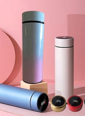 smart digital water bottle keeps cold and heat thermal bottl