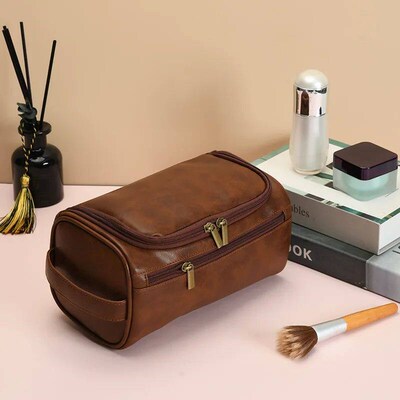 Men Vintage Luxury Toiletry Bag Travel Necessary Business Co