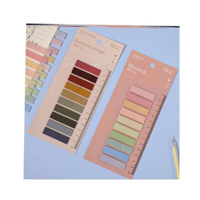 透明款便利贴纸transparent sticky note memo便利贴马卡龙色