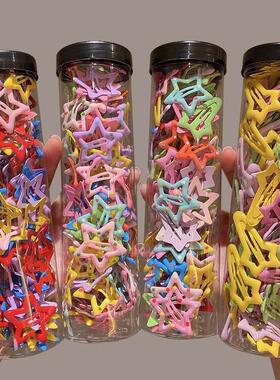 Childrens colored small BB clip with girls bangs, broken