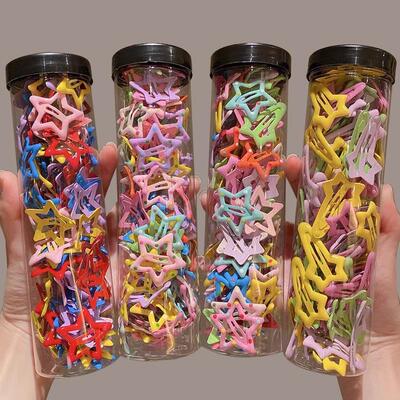 Childrens colored small BB clip with girls bangs, broken