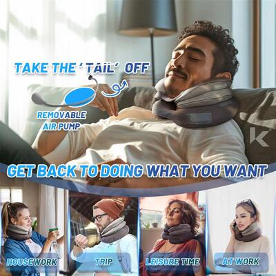 Cervical Neck Traction Device - Inflatable Neck Stretcher Pi