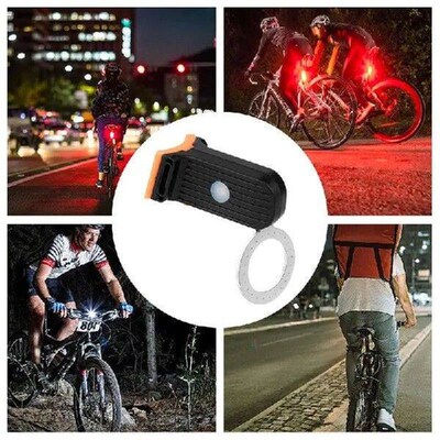 Rear Bike Light Rechargeable Creative Heart Shape Bike