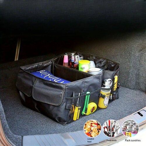 1 Car Trunk Storage Box with Spacious Interior Space for