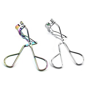 Protable Colorful/Silver Curl Eyelashes Tweezer Curling Eye