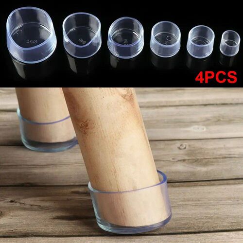 4pcs/set Table Floor Protectors Cups Round Bottom Non-Slip v