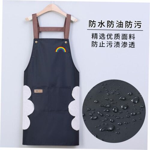women chef kitchen apron dress cooking waterproof 围裙