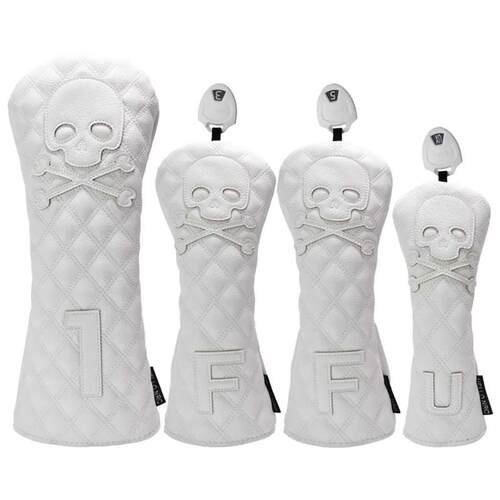 Golf Wood Cover Skull For Driver Fairway Hybrid Waterproof P