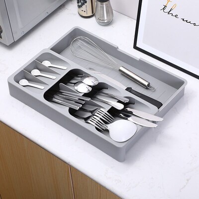 Retracle Kitchen Storage Rack Drawer Finishing Box Tableware
