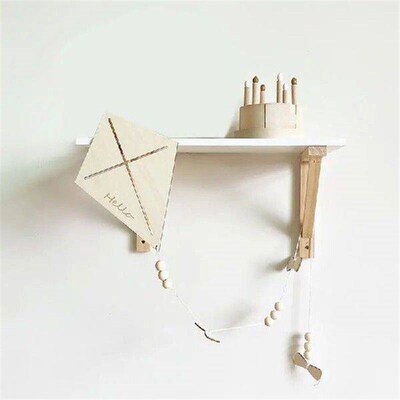 Creative Kite Pendant Decor Wooden Nordic Style Household