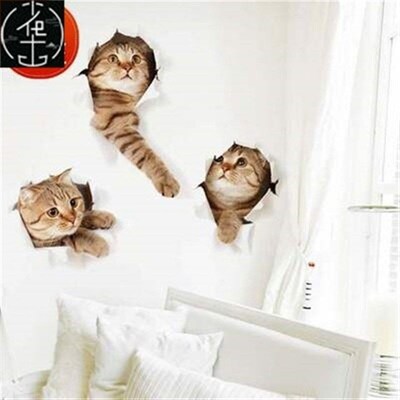 3d wall decal living room and bedroom wallpaper decoration
