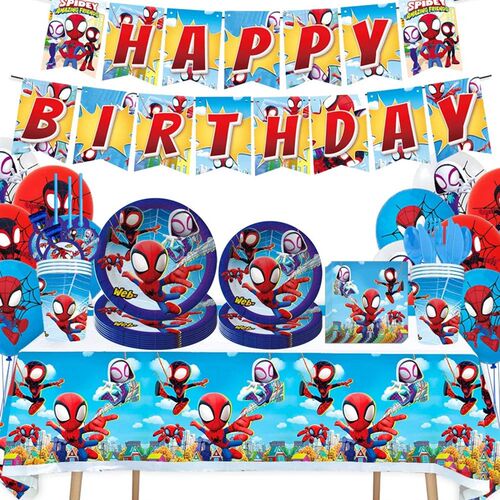 Spidey And His Amazing Friends Party Decoration Spiderman Bi