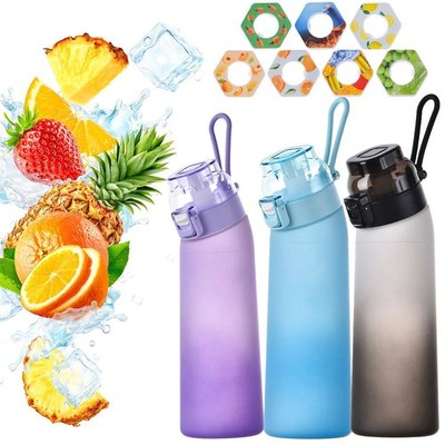 650ML Scent Flavored Water Bottle Leak-Proof with 7 Flavor P