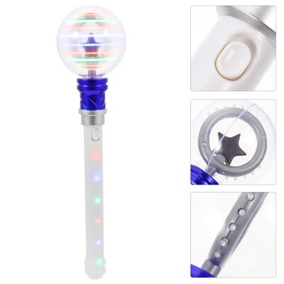 LED Glowing  Princess Flashing Wand Toys Handheld Concert Ch