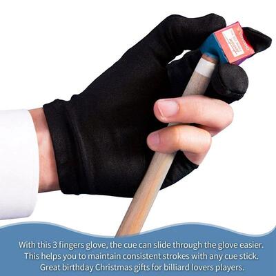 20Pcs Breathable Billiard Gloves Snooker Left Right Hand