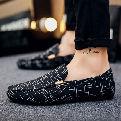Mazefeng Spring Summer Mens Loafers Comfortable Flat Casual